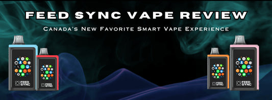 iscover Feed Sync Vape by Feed Vapor—Canada’s affordable smart vape with touchscreen, 25K puffs, and bold flavors. Read our review now