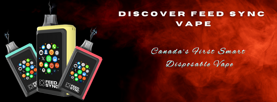 FEED Sync Vape: Canada's First Smart Disposable Vape - 25K Puffs Feed Vapor FEED Sync Vape: Canada's First Smart Disposable Vape - 25K Puffs Feed Vapor