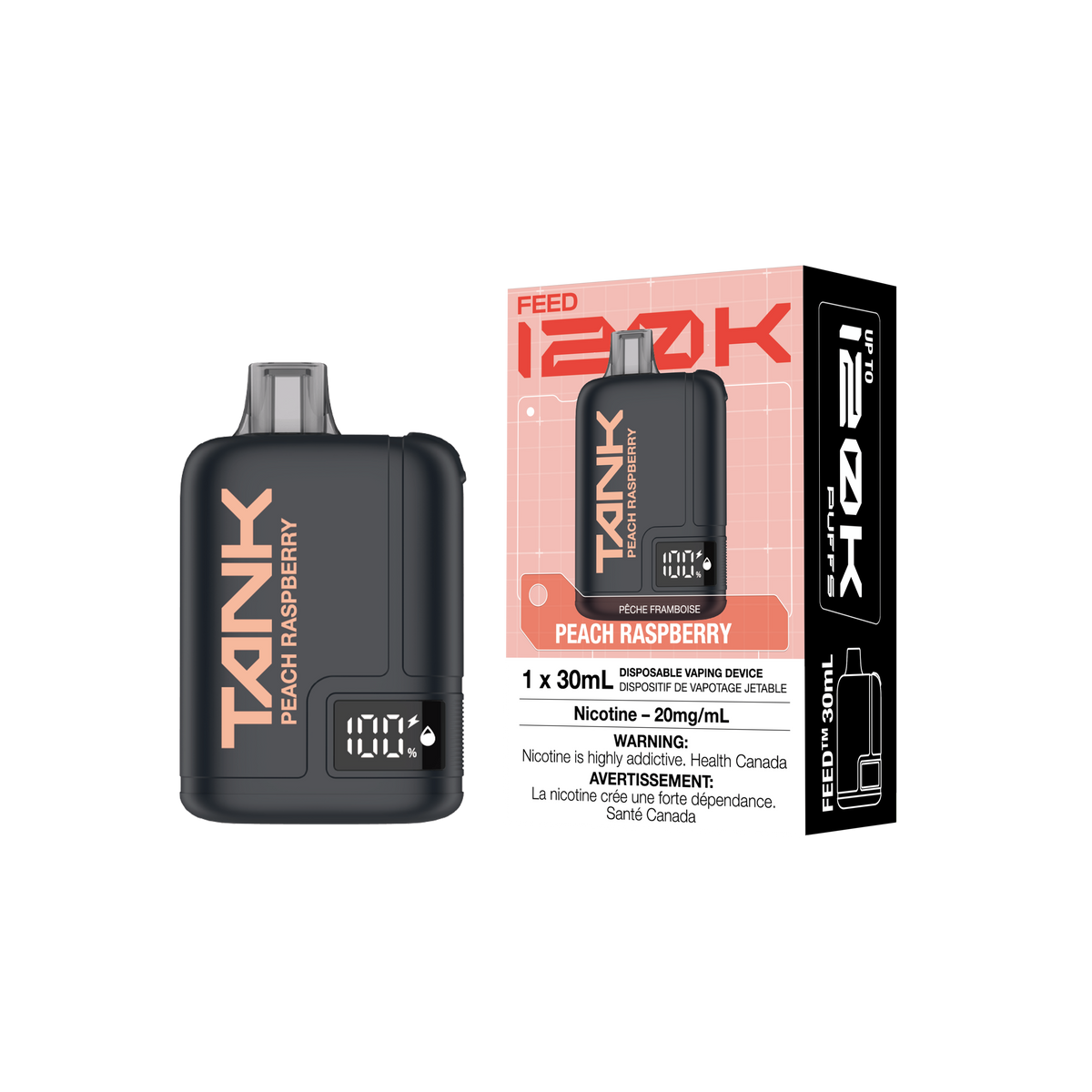 FEED TANK Peach Raspberry